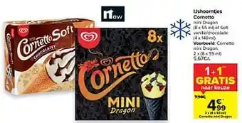Carrefour Market Cornetto mini dragon aanbieding