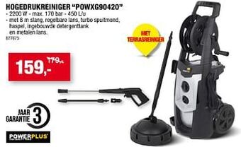 Hubo Powerplus hogedrukreiniger powxg90420 aanbieding