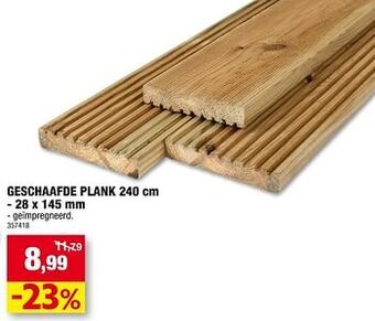Hubo Geschaafde plank aanbieding