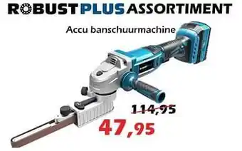 iTEK Robust plus assortiment accu banschuurmachine aanbieding