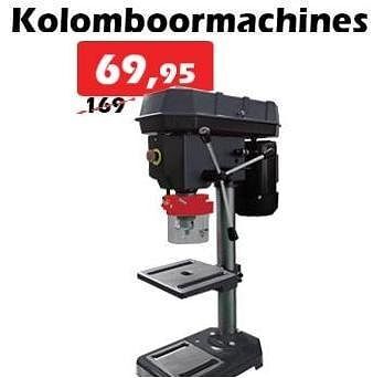 iTEK Robust kolomboormachines aanbieding