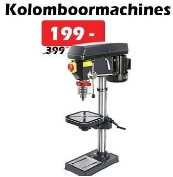 iTEK Robust kolomboormachines aanbieding