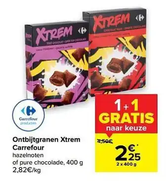 Ontbijtgranen xtrem carrefour