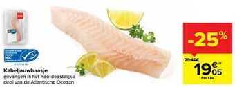 Carrefour Market Kabeljauwhaasje aanbieding