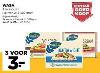 Jumbo Wasa wasa lichtgewicht aanbieding