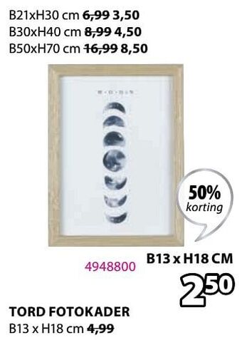 Jysk Tord fotokader aanbieding