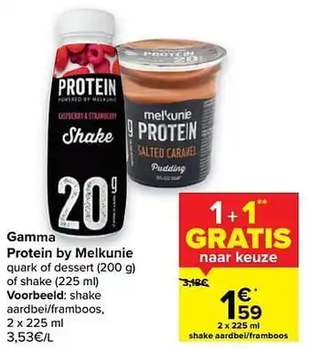 Shake aardbei-framboos