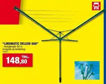 Hubo Droogmolen linomatic deluxe 600 aanbieding