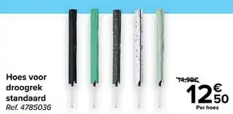 Hoes voor droogrek standaard