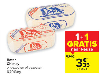 Carrefour Boter Chimay aanbieding