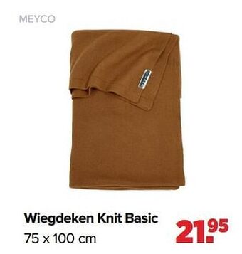 Baby-Dump Wiegdeken knit basic aanbieding
