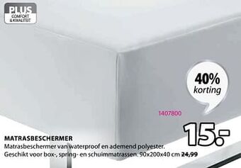 Jysk Matrasbeschermer aanbieding