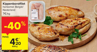 Carrefour Kippenborstfilet aanbieding