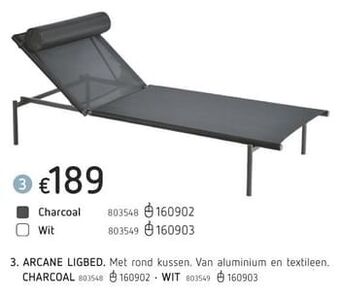 Dreamland Arcane ligbed charcoal aanbieding