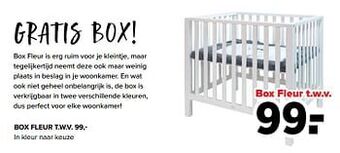 Baby-Dump Box fleur t.w.v. aanbieding