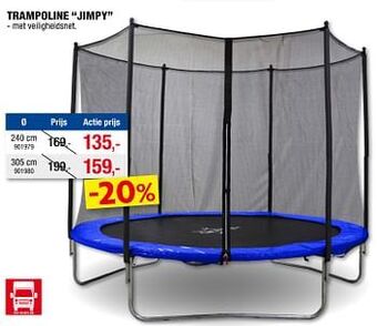 Hubo Trampoline jimpy aanbieding