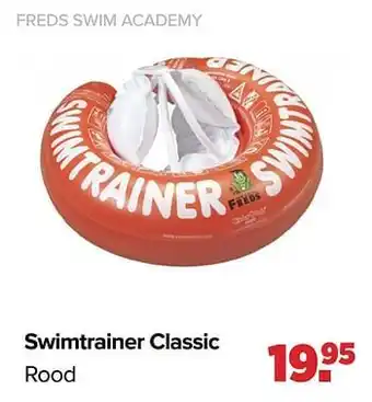 Baby-Dump Swimtrainer classic rood aanbieding