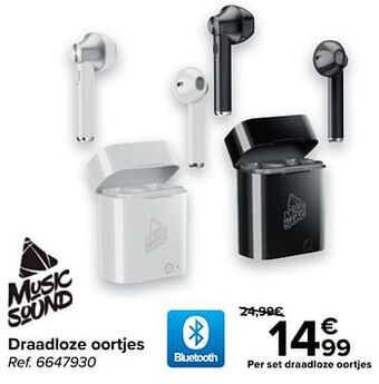 Carrefour Draadloze oortjes aanbieding