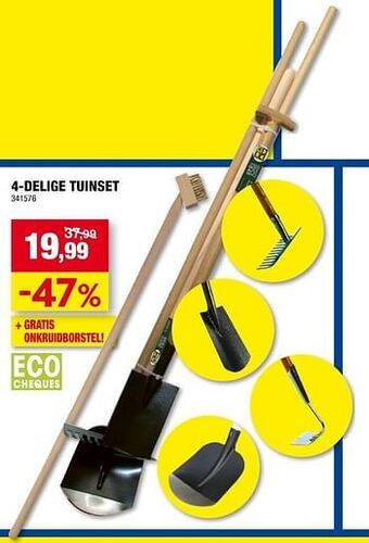 Hubo 4-delige tuinset aanbieding