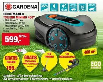 Gardena robotmaaiers sileno minimo 400