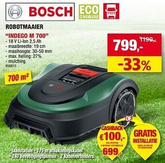 Hubo Bosch indego m 700 aanbieding