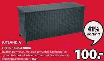 Jysk Yderup kussenbox aanbieding