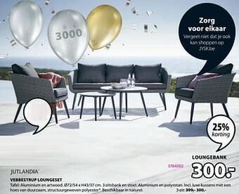 Vebbestrup loungeset 3-zit