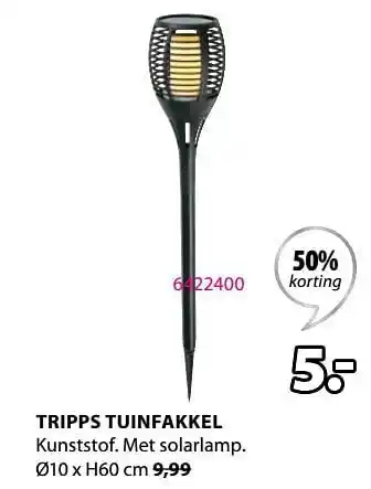 Jysk Tripps tuinfakkel aanbieding