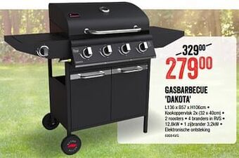 HandyHome Gasbarbecue dakota aanbieding