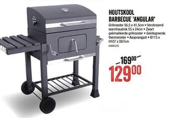 HandyHome Houtskool barbecue angular aanbieding