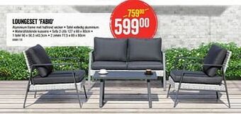 HandyHome Loungeset fabio aanbieding