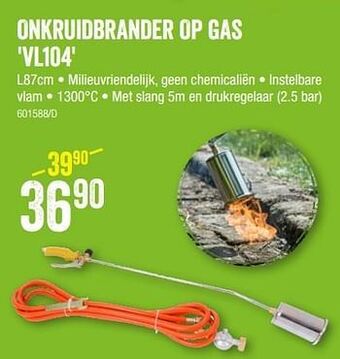 HandyHome Onkruidbrander op gas vl104 aanbieding