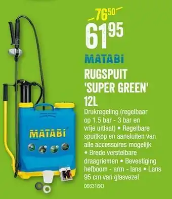 HandyHome Rugspuit super green aanbieding