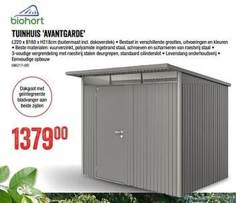 Tuinhuis avantgarde