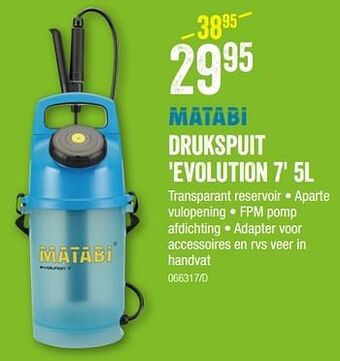 HandyHome Drukspuit evolution 7 aanbieding