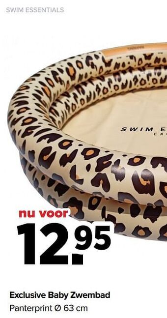 Baby-Dump Exclusive baby zwembad panterprint aanbieding
