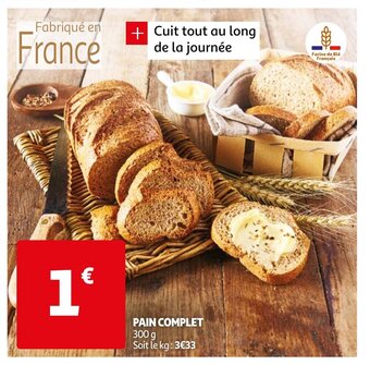 Auchan Pain Complet aanbieding