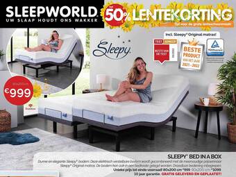 Sleepworld Sleepy Bed In A Box aanbieding