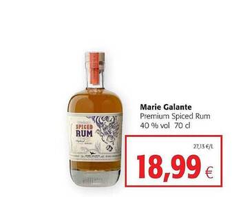 Colruyt Marie Galante Premium Spiced Rum aanbieding