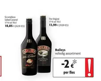 Colruyt Baileys Scrumptious Salted Caramel The Original aanbieding