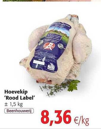 Colruyt Hoevekip 'rood Label' aanbieding