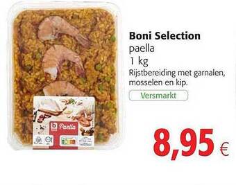 Colruyt Boni Selection Paella aanbieding