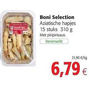 Colruyt Boni Selection Aziatische Hapjes aanbieding