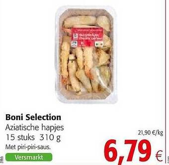 Colruyt Boni Selection Aziatische Hapjes aanbieding