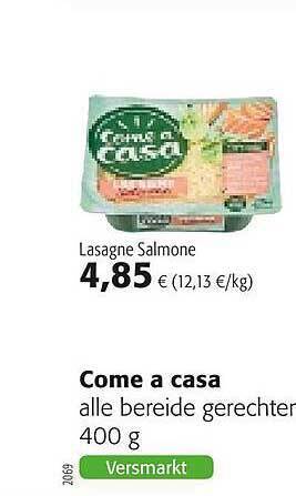 Colruyt Come A Casa Lasagne Salmone aanbieding
