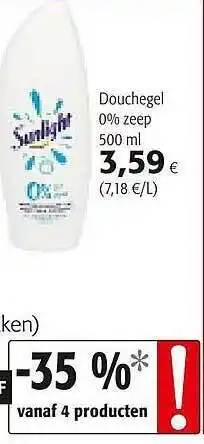 Douchegel 0% Zeep