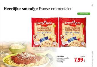 Colruyt Entremont Franse Emmentaler Geraspte Kaas aanbieding
