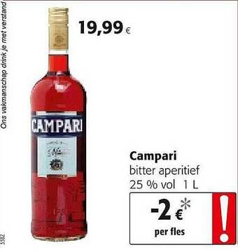 Colruyt Campari Bitter Aperitief aanbieding
