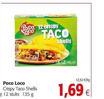 Colruyt Poco Loco Crispy Taco Shells aanbieding