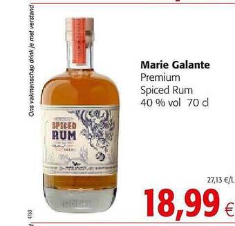 Colruyt Marie Galante Premium Spiced Rum aanbieding